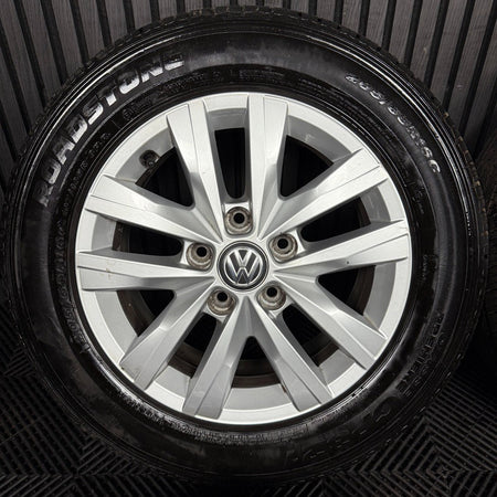 16'' GENUINE VW TRANSPORTER T6 T6.1 T5 CARAVELLE CLAYTON ALLOY WHEELS TYRES