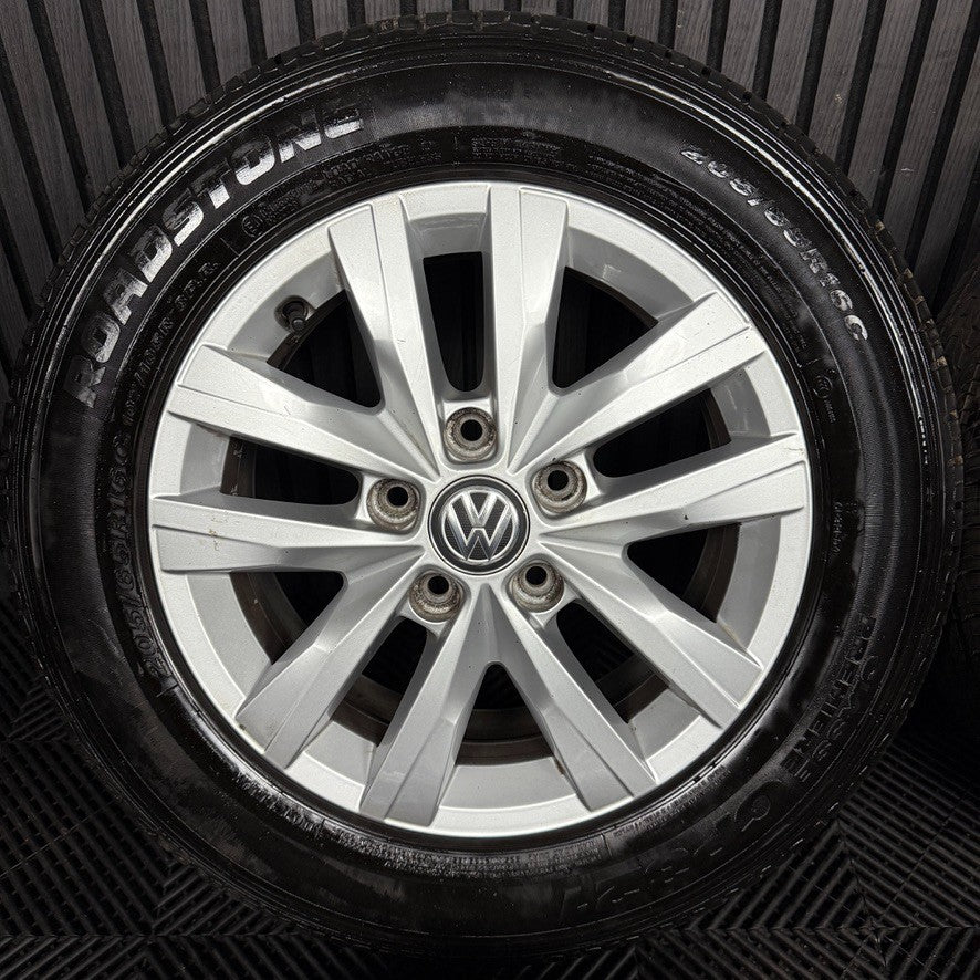 16'' GENUINE VW TRANSPORTER T6 T6.1 T5 CARAVELLE CLAYTON ALLOY WHEELS TYRES