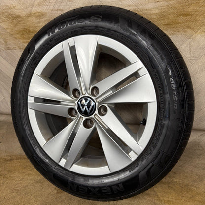 1X 16'' GENUINE VW GOLF MK8 NORFOLK ALLOY WHEEL TYRE GT SINGLE 5H0601025