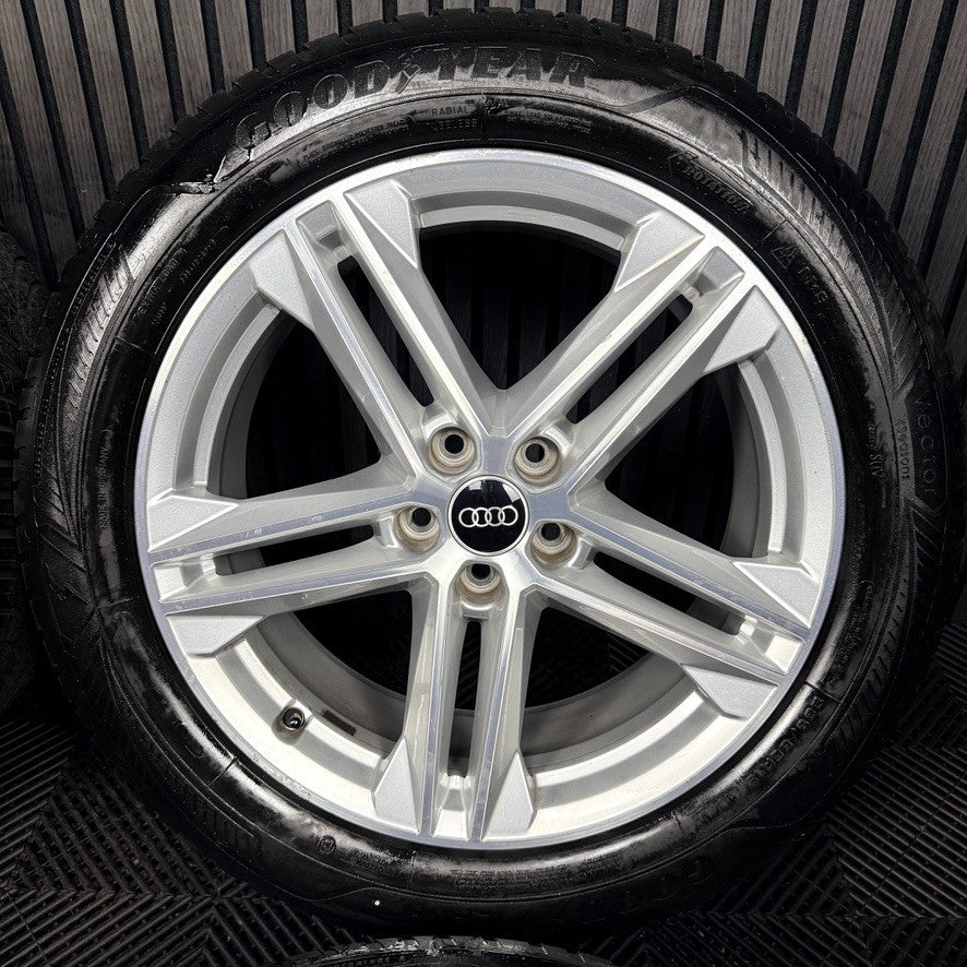 19'' Audi Q5 5 Double Spoke S Line Alloy Wheels Tyres 5X112 80A601025G Genuine