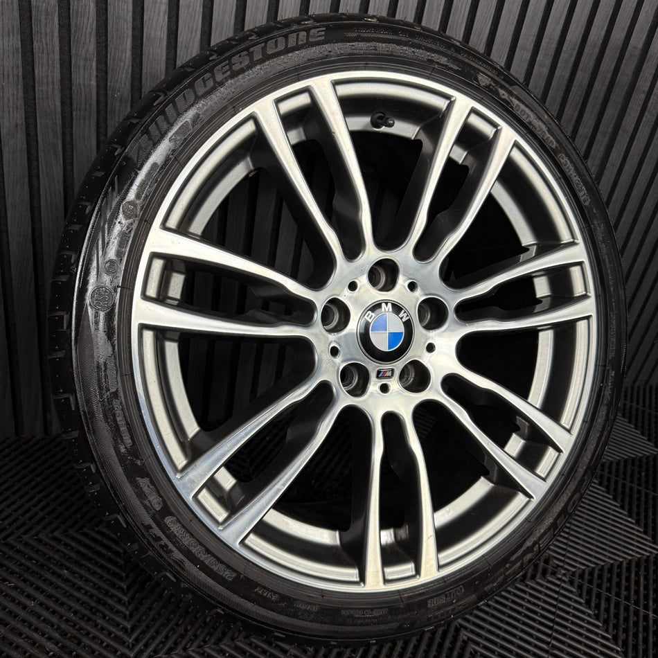 1X 19'' GENUINE BMW 3 SERIES 403 M SPORT 4 F30 F32 ALLOY WHEEL TYRE 7845883 REAR