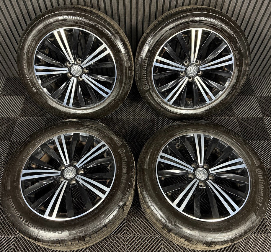 18'' GENUINE VW TIGUAN PATAGONIA NIZZA MK2 ALLOY WHEELS TYRES ALLOYS 5NA601025AB