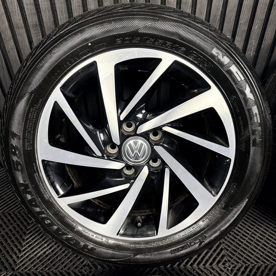 16'' VW Golf Mk7 Woodstock Mk8 Mk6 Alloy Wheels Tyres Alloys 5G0601025DS Genuine