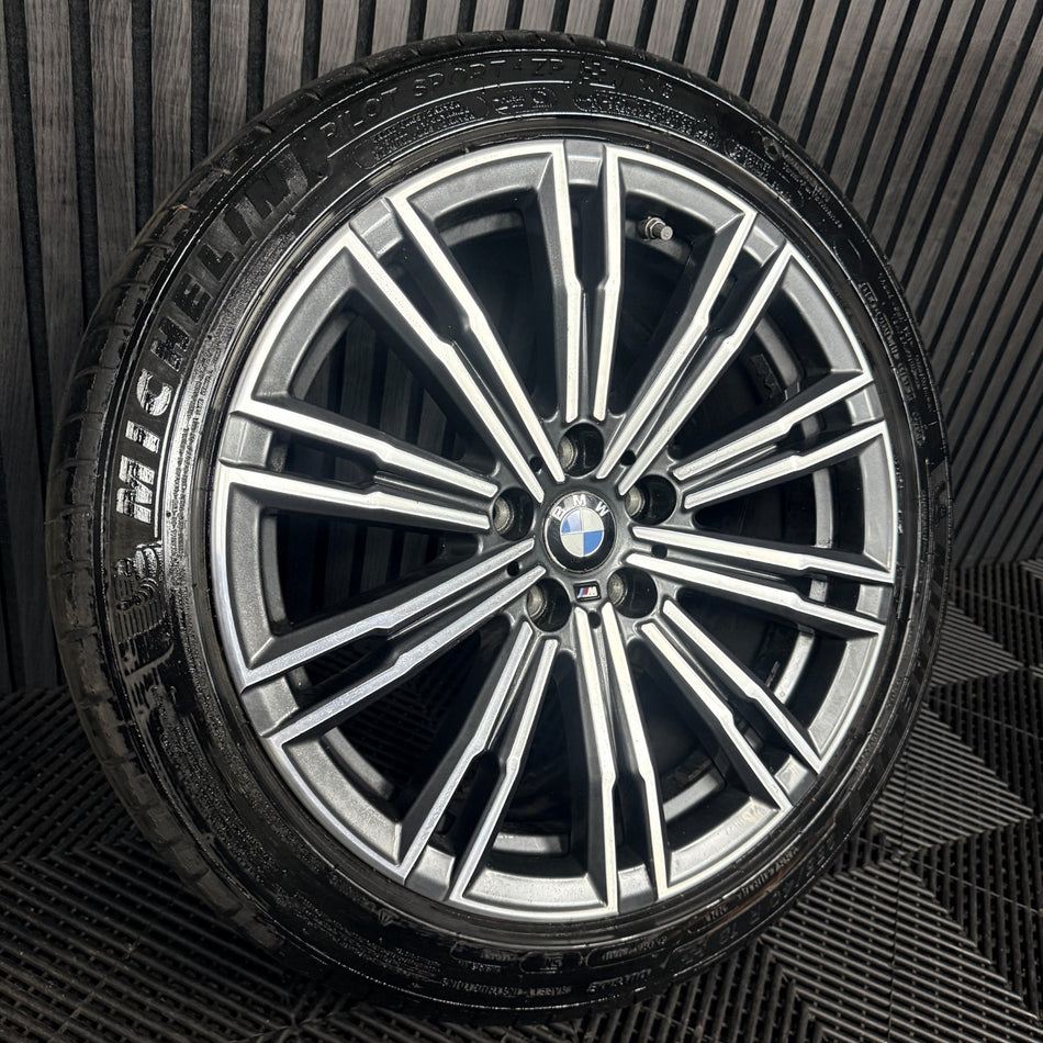 1X 18'' BMW 3 Series 790 M Sport Grey DC 4 G20 8089891 Alloy Wheel Rear Genuine