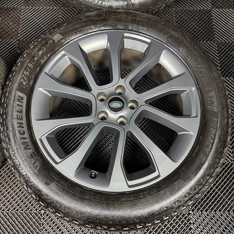 21'' GENUINE RANGE ROVER GREY SPORT VOGUE WHEELS TYRES ALLOYS L461 N9X2-CB SS