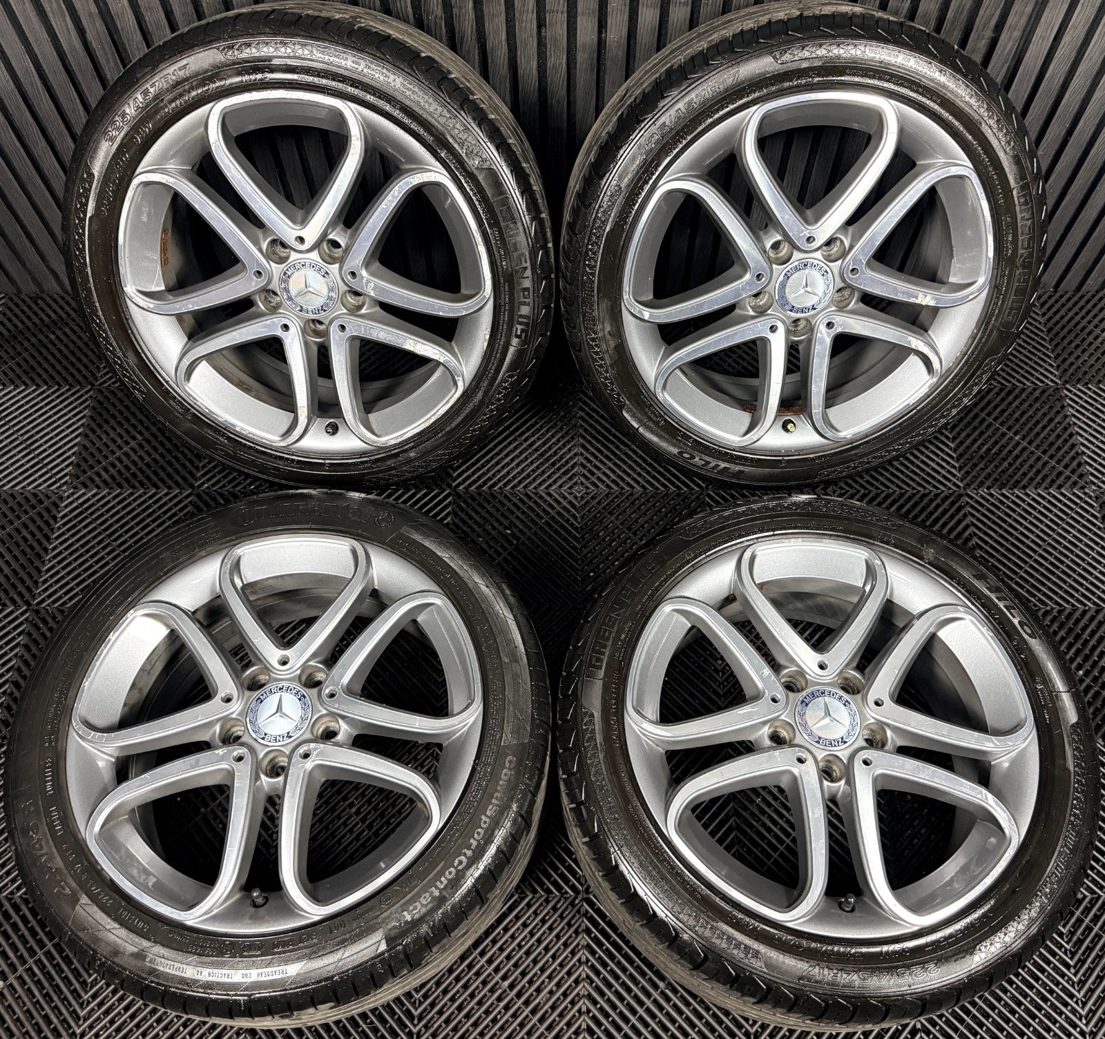 17'' Mercedes A Class CLA B W246 Alloy Wheels Tyres W176 A2464010302 Genuine