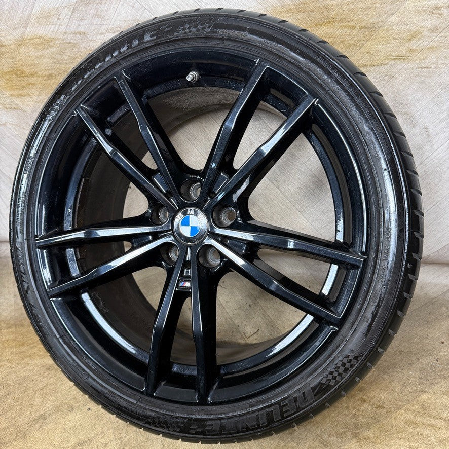 1X 19'' GENUINE BMW 3 SERIES 791 M SPORT 4 G20 BLACK ALLOY WHEEL 8090095 REAR