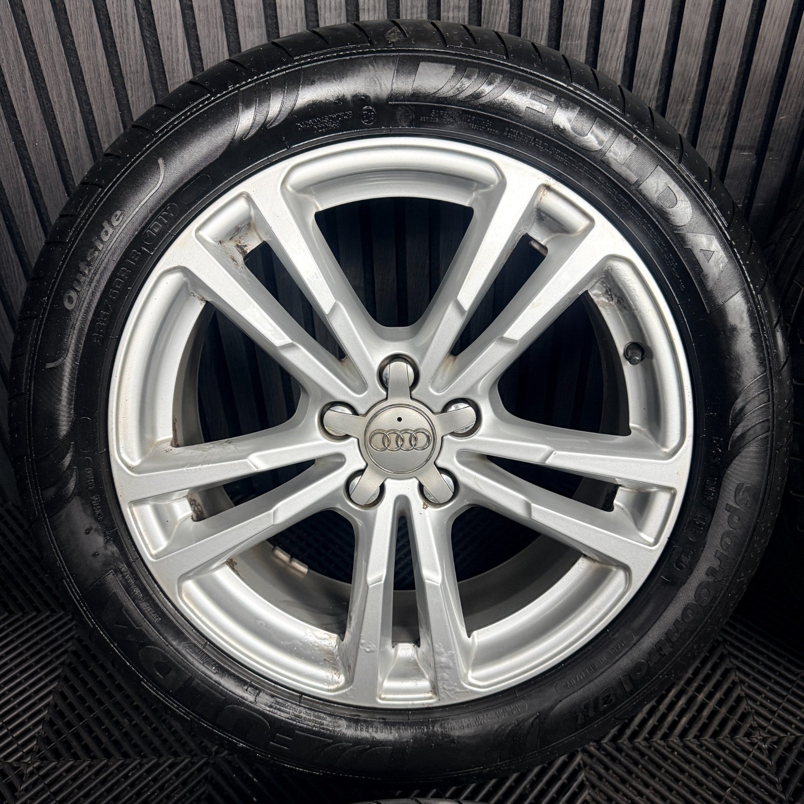 18'' Audi Q3 S Line 5 Double Spoke Facelift Alloy Wheels Tyres Alloys Genuine