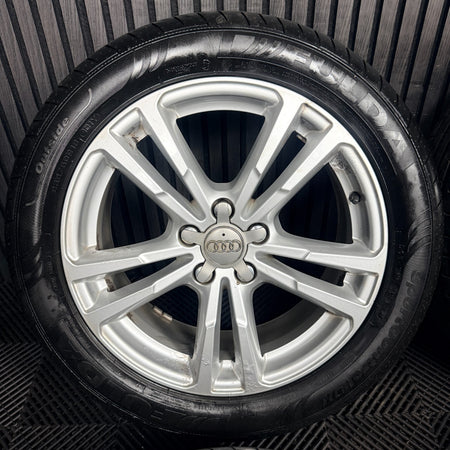 18'' Audi Q3 S Line 5 Double Spoke Facelift Alloy Wheels Tyres Alloys Genuine