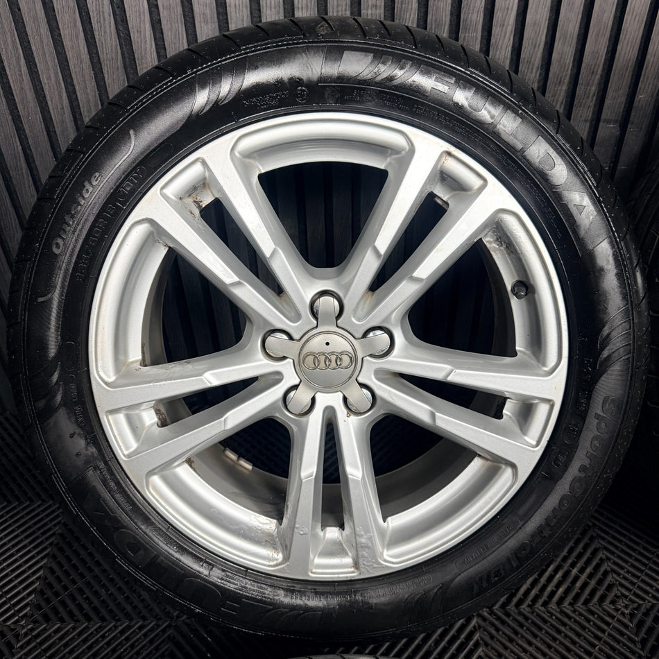 18'' Audi Q3 S Line 5 Double Spoke Facelift Alloy Wheels Tyres Alloys Genuine