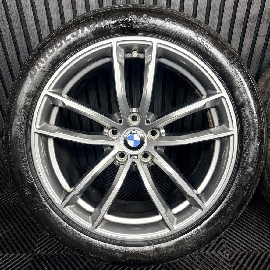 18'' BMW 5 Series 4 662 Grey M Sport G30 G31 Alloy Wheels Tyres Alloys Genuine