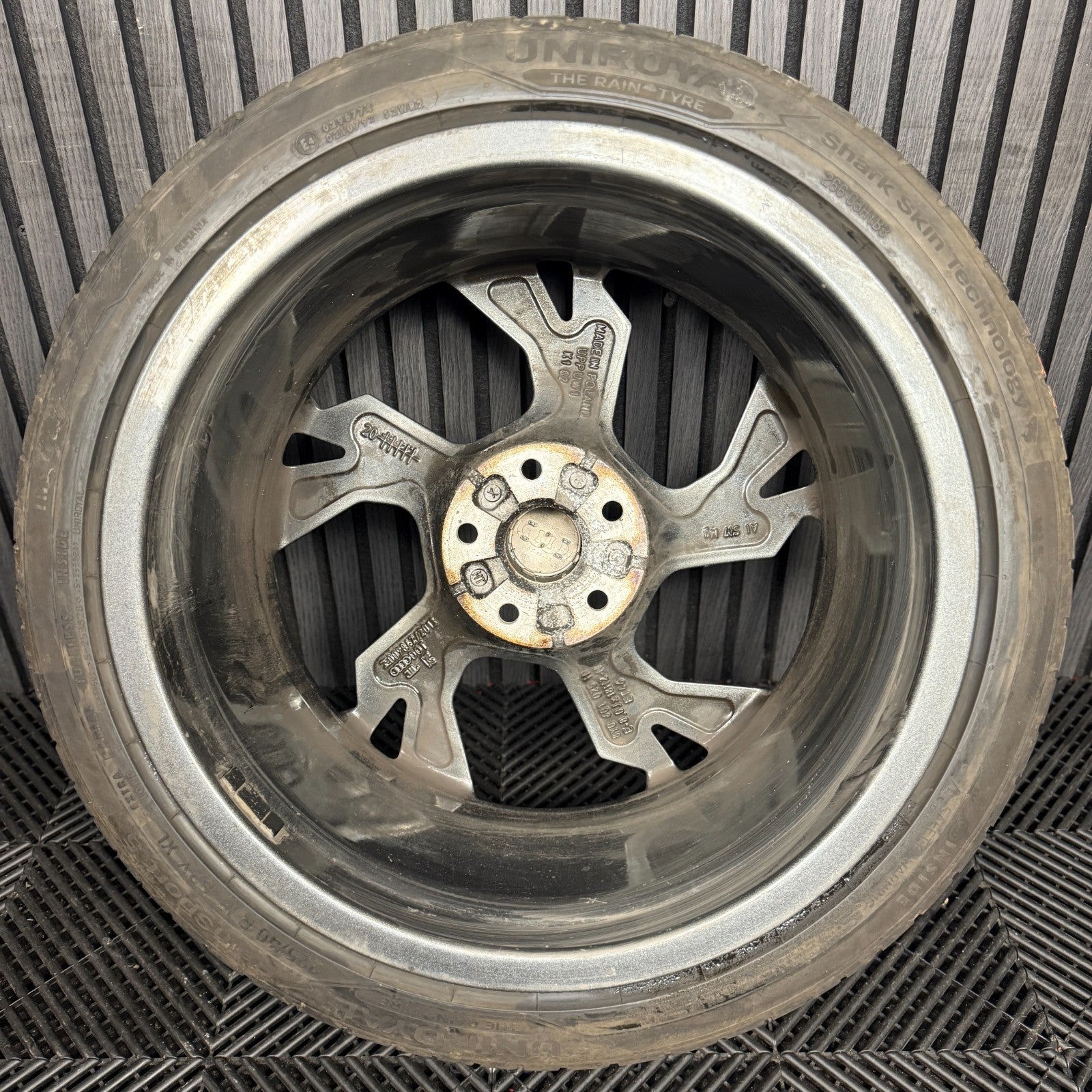 1X 18'' GENUINE AUDI A3 GREY DC ALLOY WHEEL TYRE 8Y0601025H SINGLE SPARE