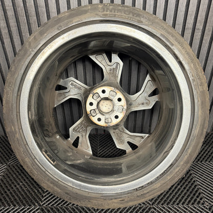 1X 18'' GENUINE AUDI A3 GREY DC ALLOY WHEEL TYRE 8Y0601025H SINGLE SPARE