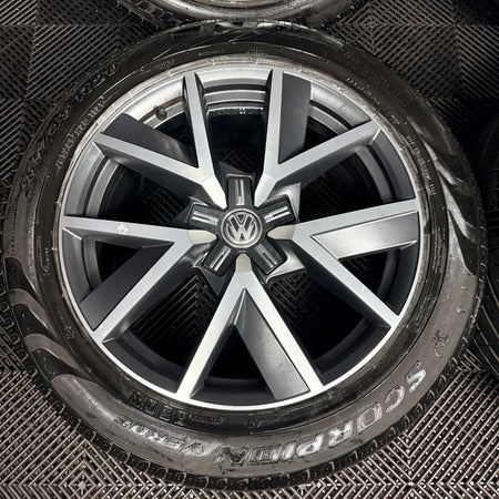 20'' VW Touareg Braga Alloy Wheels Alloys Tyres Q7 5X112 760601025R Genuine