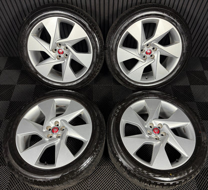 20'' GENUINE JAGUAR I PACE I-PACE 6007 6 SPOKE ALLOY WHEELS TYRES J9D3-BC-SS