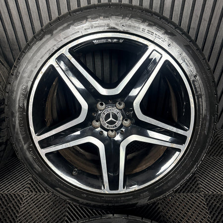 20” Mercedes AMG ML GLE Black DC Alloy Wheels Tyres W166 Genuine A1664012002