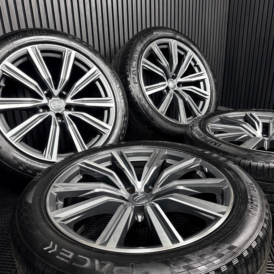 21'' Audi Q8 S Line Multispoke Alloy Wheels Alloys Tyres 4M8601025G Genuine