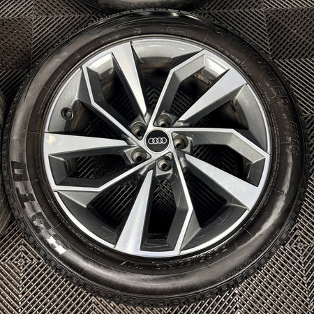 19" Audi Q5 Grey Q4 DC S Line Alloy Wheels Tyres 5X112 80A601025BK Genuine