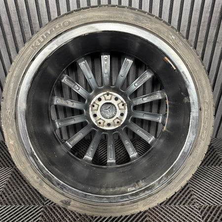 1X 20" GENUINE AMG MERCEDES E CLASS BLACK ALLOY WHEEL BACK W213 A2134012300 REAR