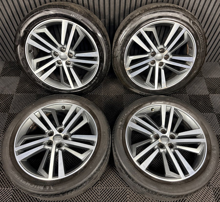 20'' Audi Q5 S Line Grey DC 5 Triple Spoke Alloy Wheels Tyres 80A601025F Genuine
