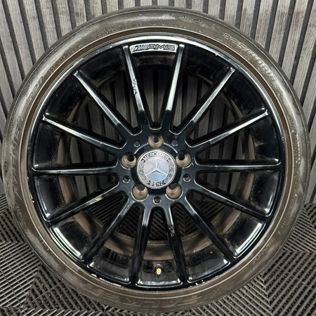 1X 18'' Amg Mercedes A Class CLA Black Alloy Wheel A1764010200 W176 Genuine