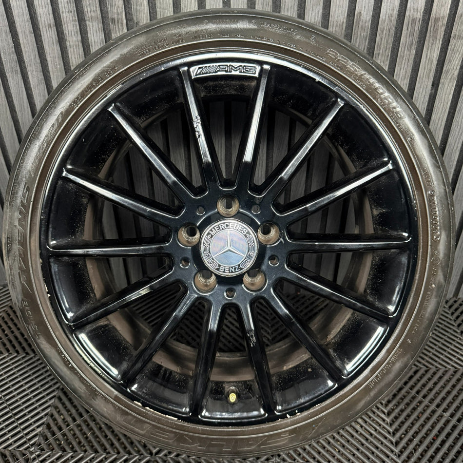 1X 18'' Amg Mercedes A Class CLA Black Alloy Wheel A1764010200 W176 Genuine