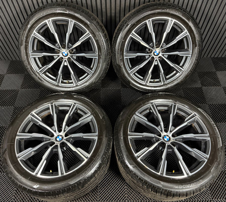 20'' GENUINE BMW X5 X6 G05 G06 740M SPORT ALLOYS WHEELS ALLOYS TYRES