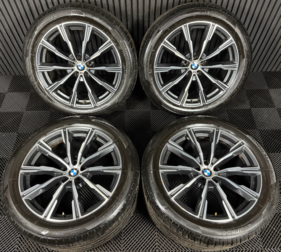 20'' GENUINE BMW X5 X6 G05 G06 740M SPORT ALLOYS WHEELS ALLOYS TYRES