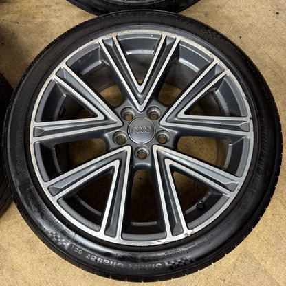 17'' GENUINE AUDI A1 S LINE NEW MODEL ALLOY WHEELS ALLOYS TYRES 82A601025E