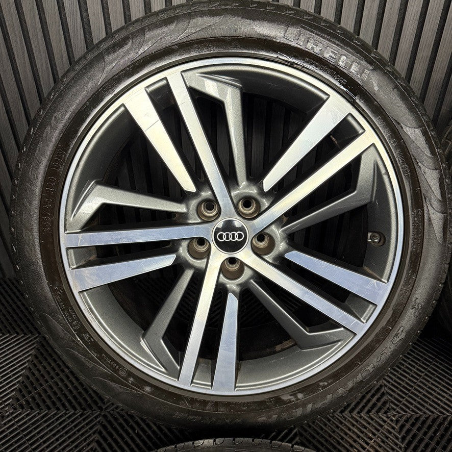 20'' GENUINE AUDI Q5 5 TRIPLE SPOKE SQ5 S LINE WHEELS TYRES ALLOYS 80A601025F