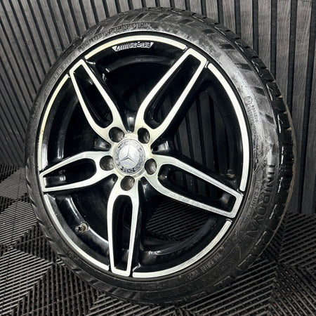 1X 18'' Mercedes AMG A Class CLA Black W176 Alloy Wheel Tyre A1764010700 Genuine