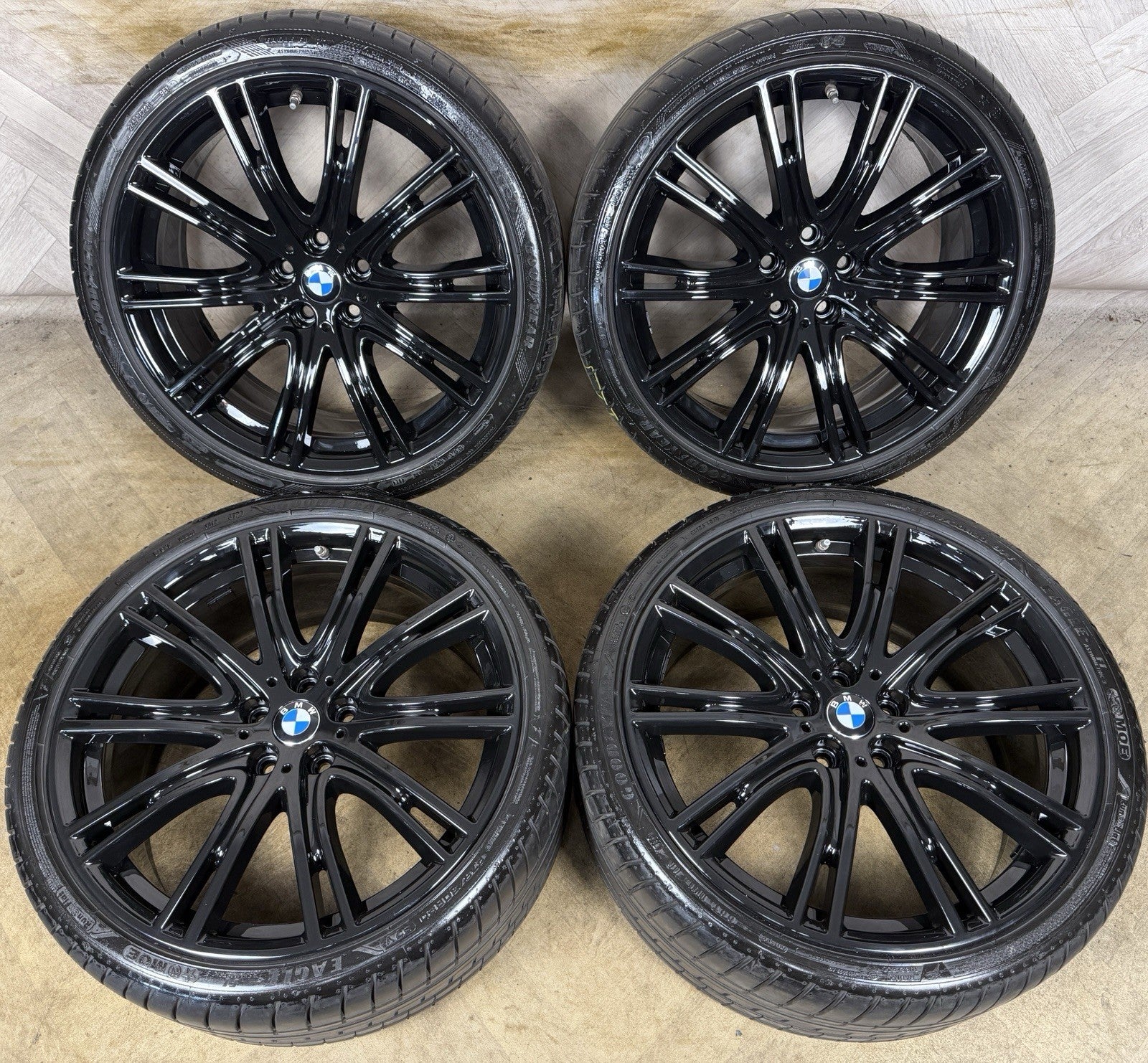 20'' GENUINE BMW 5 SERIES 759  BLACK M SPORT G30 G31 ALLOY WHEELS TYRES