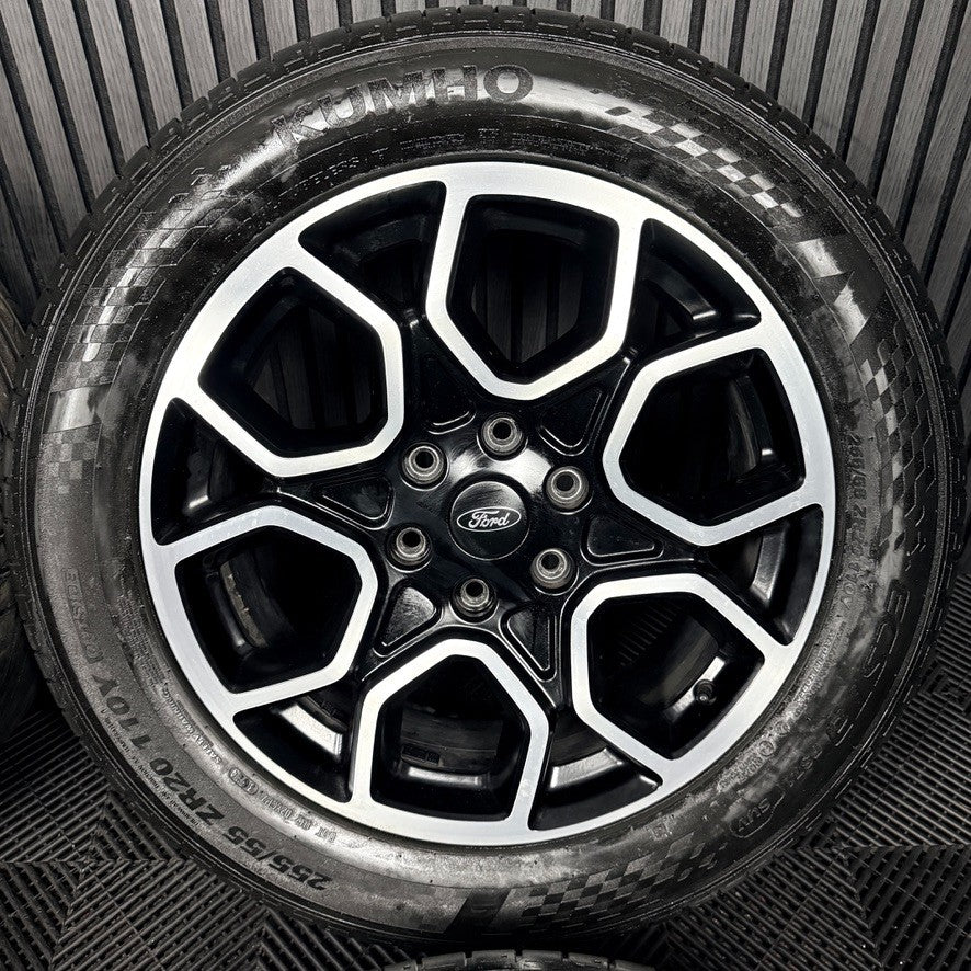 20'' Ford Ranger Black Dc Wildtrak Wheels Tyres Alloys Genuine N1WC-1007-E1B