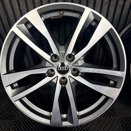 19'' Audi A6 C8 S Line 5 Double Spoke Alloy Wheels A4 B8 B9 4K0601025H Genuine