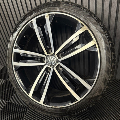 1X 18'' GENUINE VW GOLF GTD SEVILLE GT GTI MK7 ALLOY WHEEL TYRE 5G0601025CM