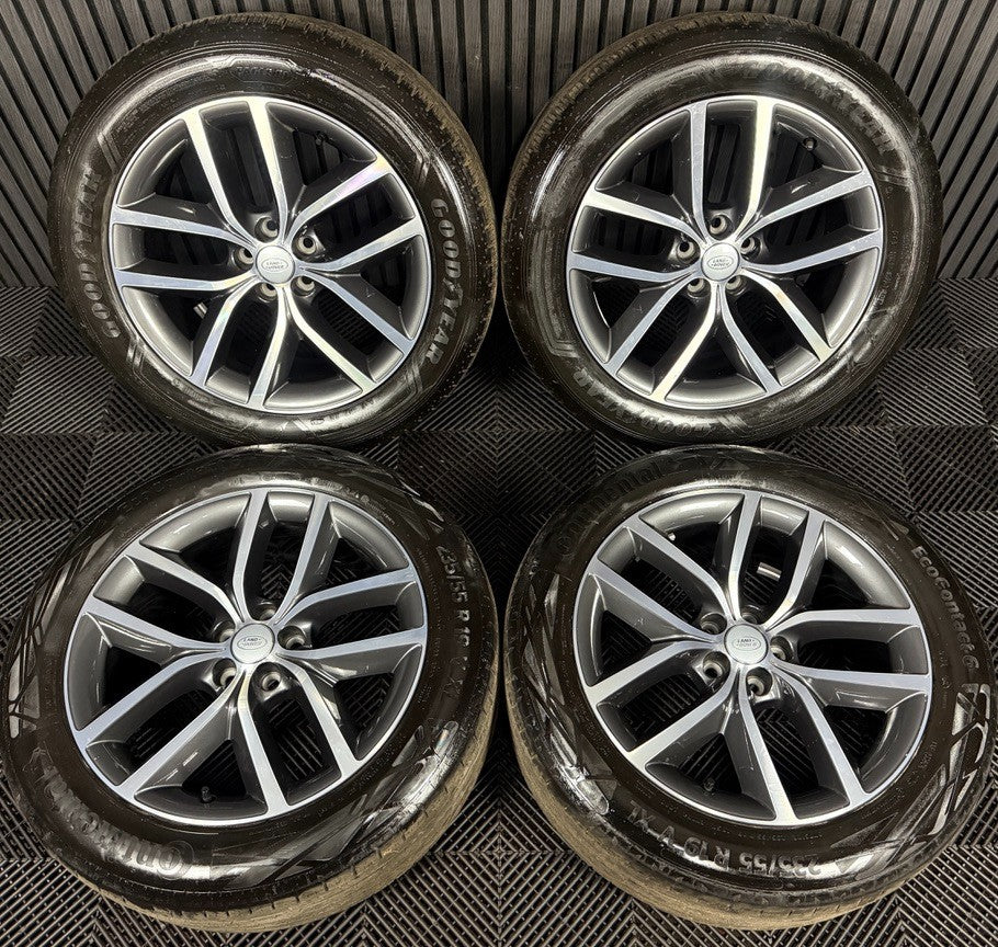 19'' GENUINE RANGE ROVER EVOQUE DISCOVERY SPORT LAND ALLOY WHEELS TYRES R8D2-GA
