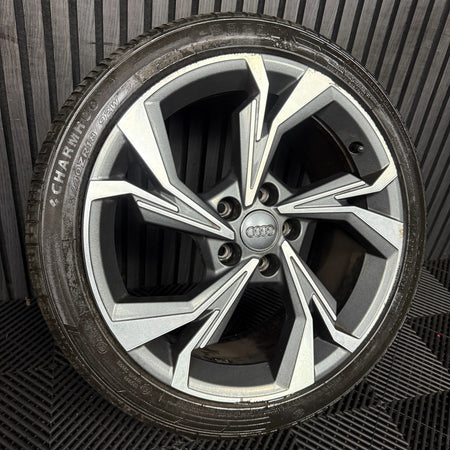 1X 18'' GENUINE AUDI A3 GREY DC ALLOY WHEEL TYRE 8Y0601025H SINGLE SPARE