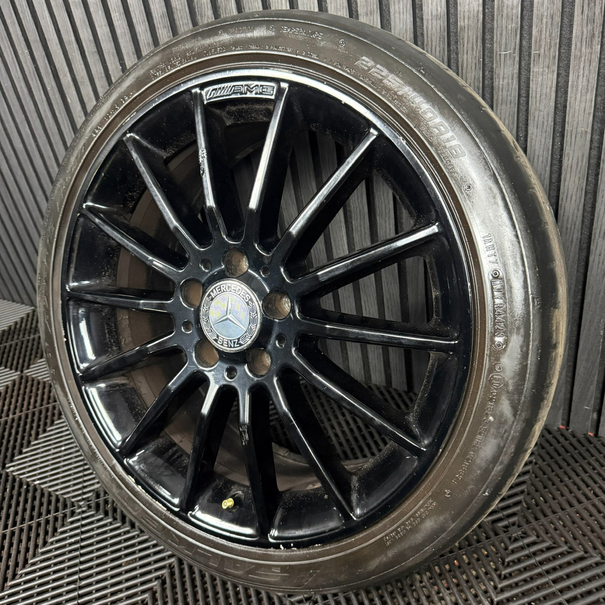 1X 18'' Amg Mercedes A Class CLA Black Alloy Wheel A1764010200 W176 Genuine