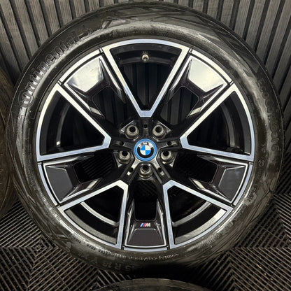 18'' GENUINE BMW 4 SERIES I4 858 M SPORT G26 G22 G23 ALLOY WHEELS TYRES ALLOYS