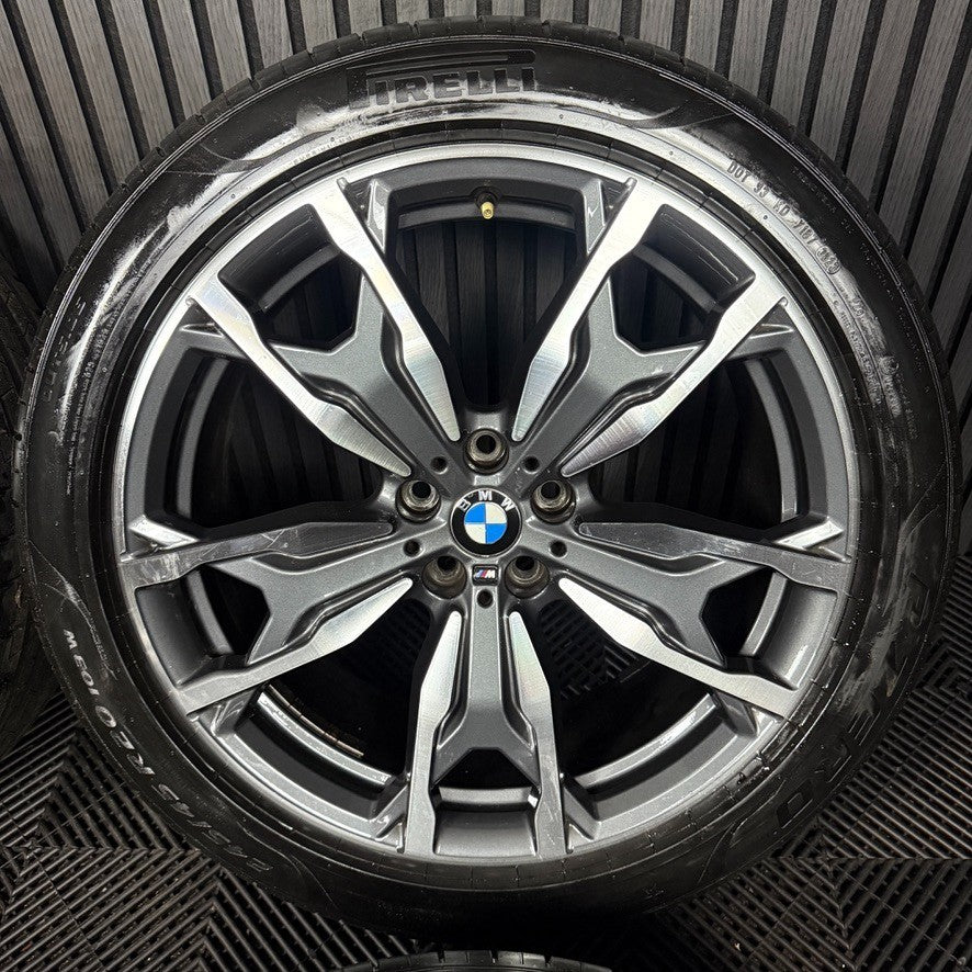 20'' GENUINE BMW X3 X4 G01 G02 787 M SPORT ALLOY WHEELS TYRES ALLOYS 8073791 92