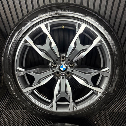 20'' GENUINE BMW X3 X4 G01 G02 787 M SPORT ALLOY WHEELS TYRES ALLOYS 8073791 92