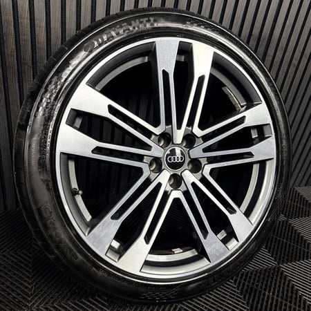 1X 21'' Audi SQ5 Q5 Alloy Wheel Tyre 8.5J ET34 Single Spare 80A601025AC Genuine
