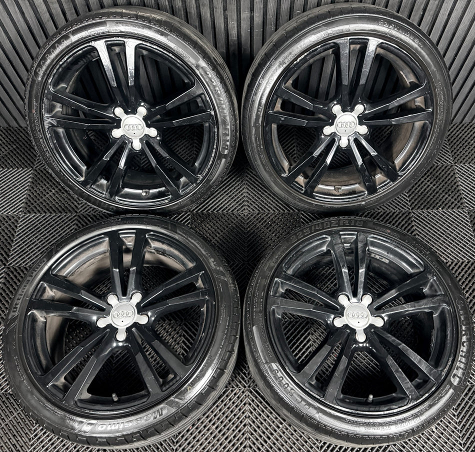 18'' Audi A3 S Line Black Saloon Wheels Alloys Tyres 8V0601025BC Genuine