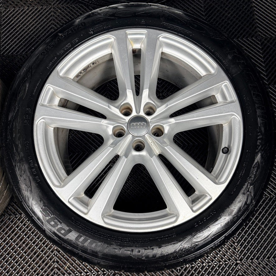 20'' Audi Q7 S Line 5 Double Spoke Alloy Wheels Alloys Tyres 4M0601025H Genuine