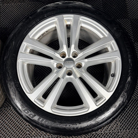 20'' Audi Q7 S Line 5 Double Spoke Alloy Wheels Alloys Tyres 4M0601025H Genuine