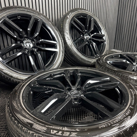 21'' Audi SQ5 Q5 S Line Black Alloy Wheels Tyres 8R0601025CP Genuine