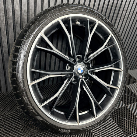 1X 20'' BMW 5 Series 669 M G30 G31 Sport Alloy Wheel Rear 6874445 Genuine