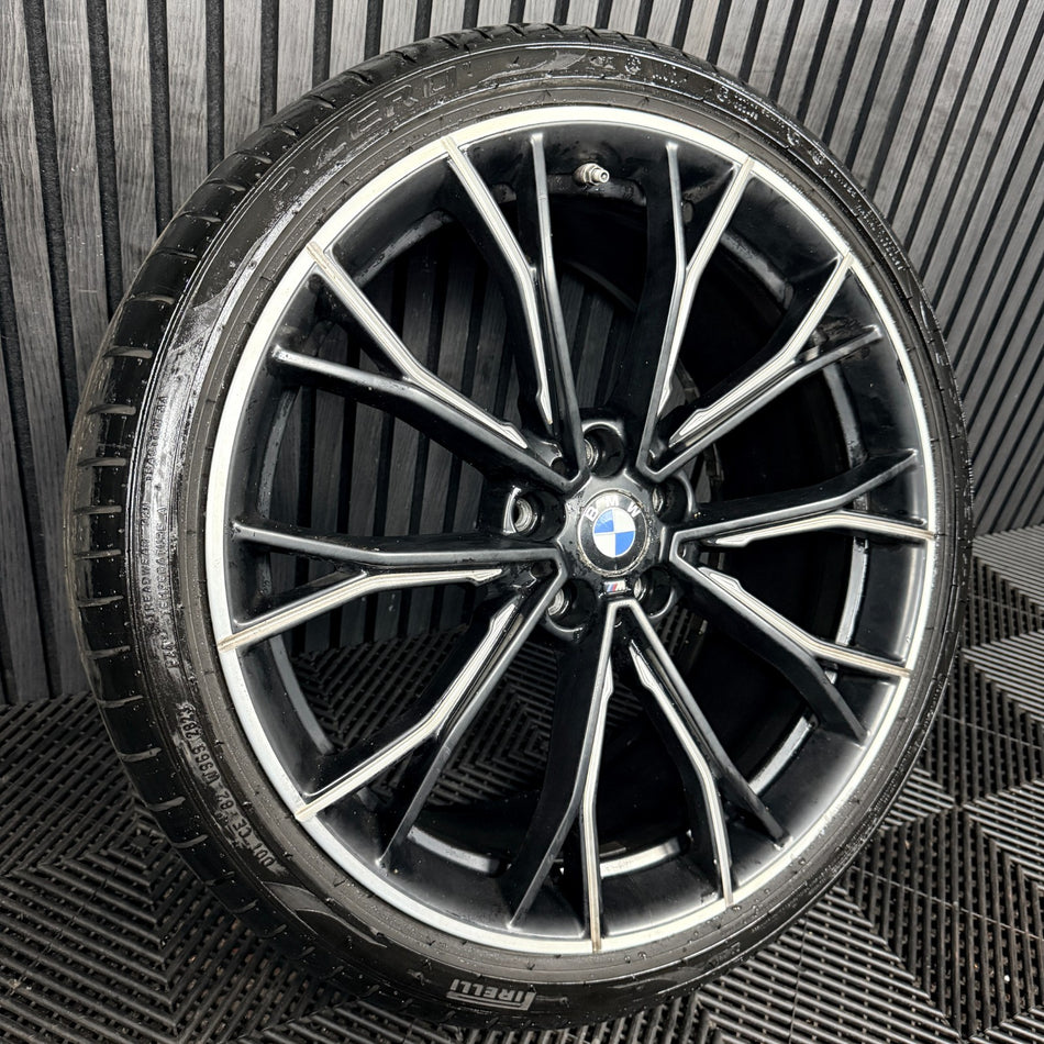 1X 20'' BMW 5 Series 669 M G30 G31 Sport Alloy Wheel Rear 6874445 Genuine