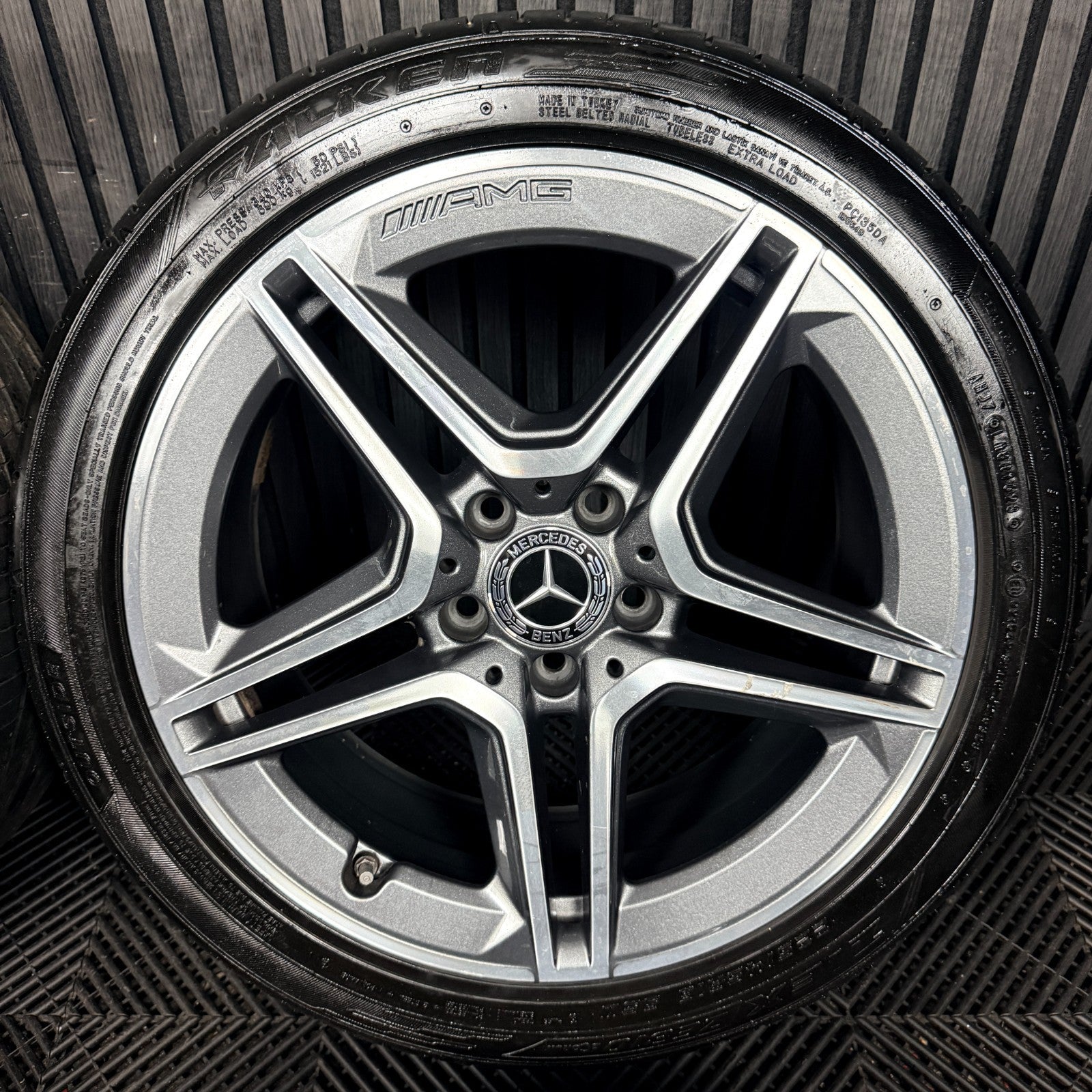 18'' Mercedes Amg A Class Cla B Alloy Wheels Tyres Alloys W177 Genuine