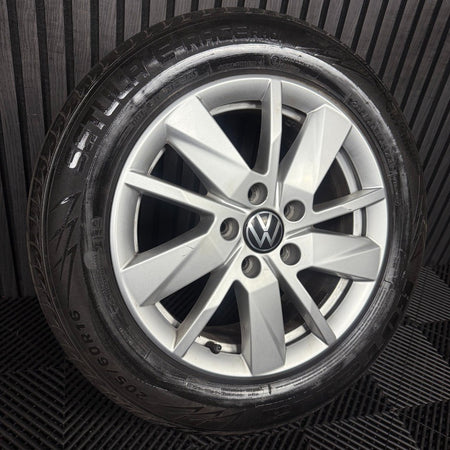 1X 16'' GENUINE VW CADDY VIENNA ALLOY WHEEL TYRE GT SINGLE 2K7601025